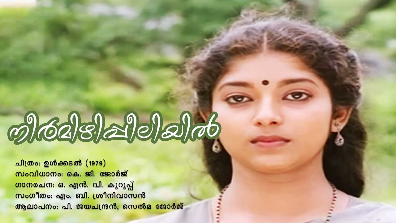 Read more about the article നീർമിഴിപ്പീലിയിൽ – വചനം | Neermizhipeeliyil-Vachanam – Malayalam Lyrics